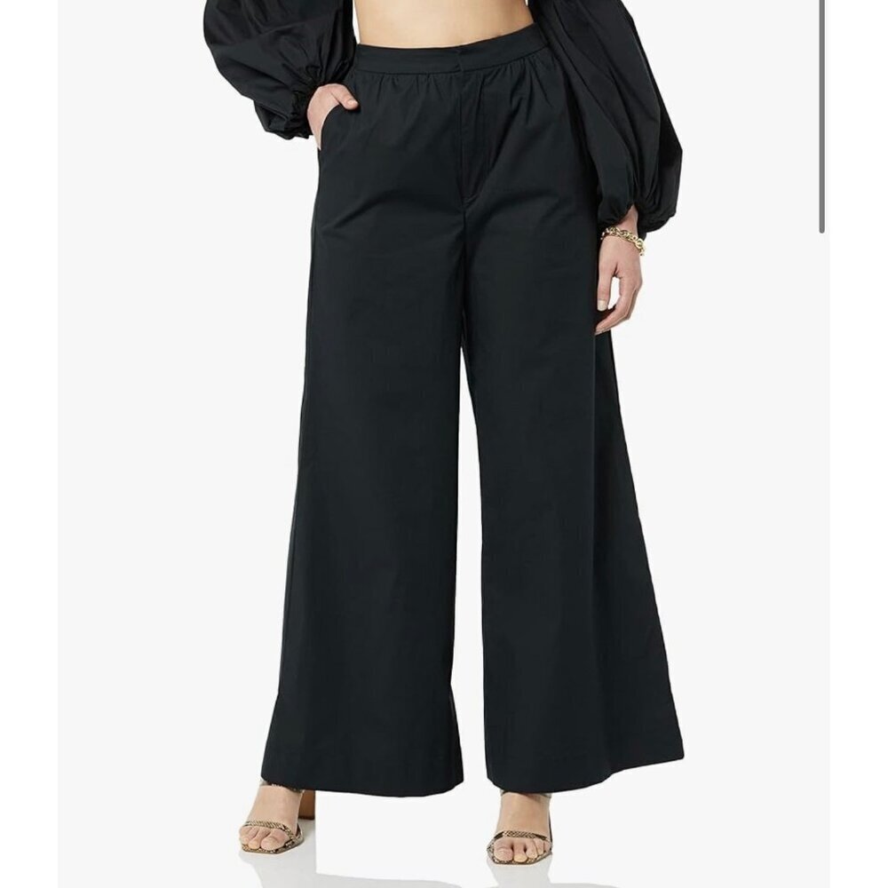 Terea Women's Rayna Wide Leg Gathered Pant size L NWT